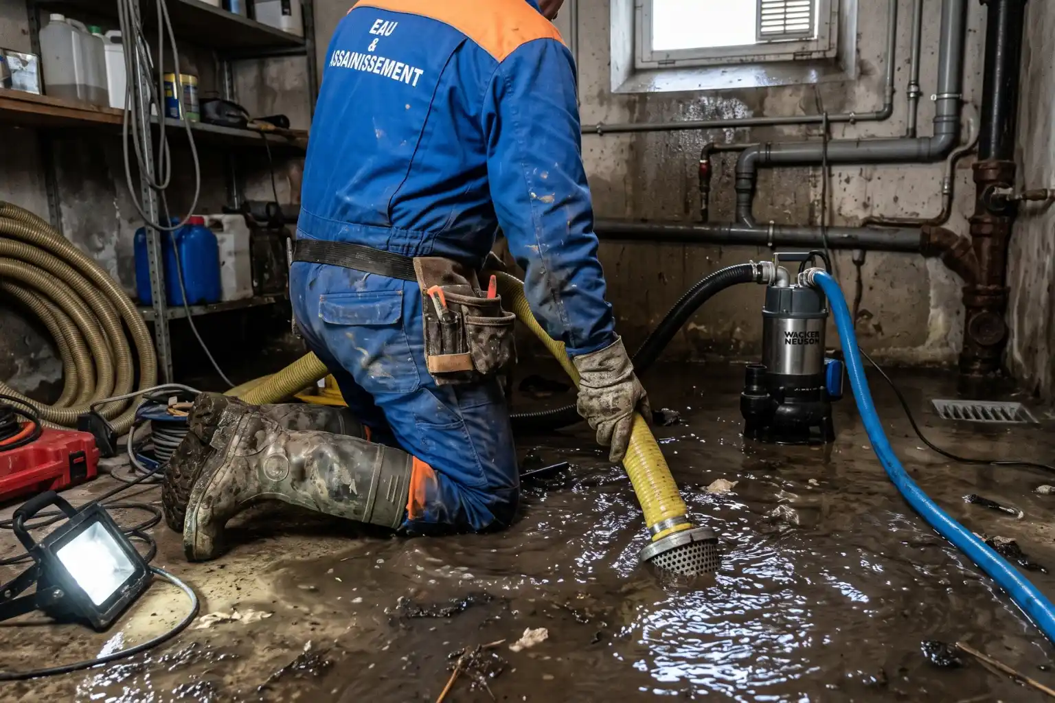 Nettoyage après inondation
